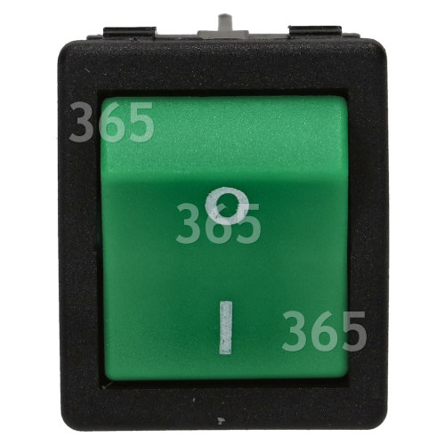 Interruptor Oscilante Verde De Encendido Apagado De Aspiradora - 4placas Numatic