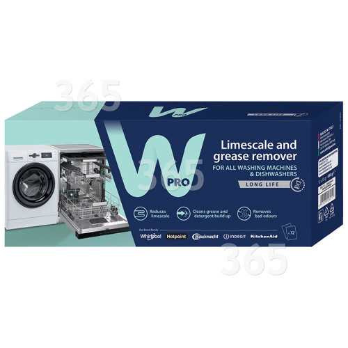 Descalcificador Y Limpiador De Grasa De Lavadora O Lavavajillas - Pack De 12 Whirlpool