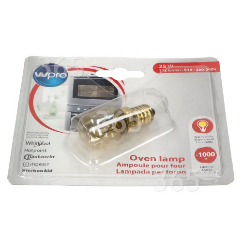 Whirlpool 25W T25 SES (E14) 300º Pygmy Oven Lamp