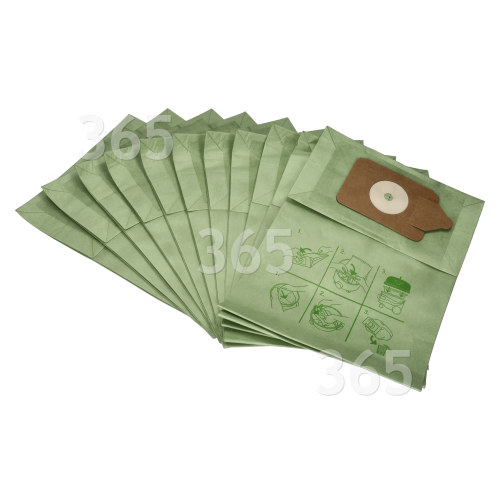 Sacs À Poussière En Papier Compatibles Pour Aspirateur NVM-1CH (Lot De 10) Numatic