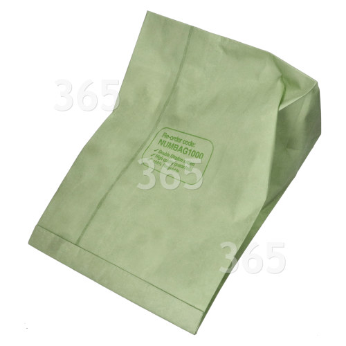 Sacs À Poussière En Papier Compatibles Pour Aspirateur NVM-1CH (Lot De 10) Numatic