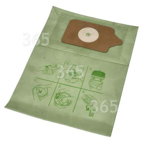 Sacs À Poussière En Papier Compatibles Pour Aspirateur NVM-1CH (Lot De 10) Numatic