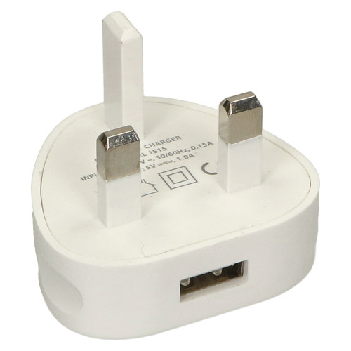 USB 1 A Steckerladeger&auml;t - GB Stecker