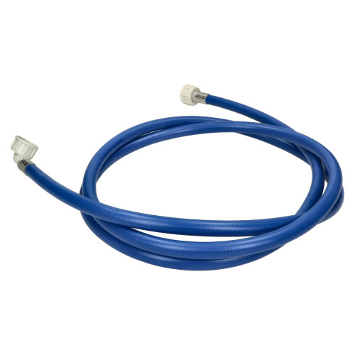Care+Protect Universal Kaltwasser-Einlaufschlauch (blau) - 2,5m - Gerade / Abgewinkelt