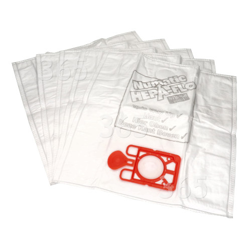 Sacs Aspirateur Filtre Hepaflo 3 Épaisseurs NVM-1CH ( Paquet De 5 ) Numatic