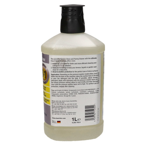 Karcher Stone & Paving 3-in-1 Plug 'n' Clean Detergent - 1 Litre