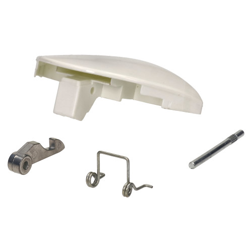 Maniglia Completa Per Sportello Lavatrice Indesit - Colore Bianco, Ricambio Originale C00076447 - Compatibile Con Modelli LNA800, W145TXEX, WD106 E Altri