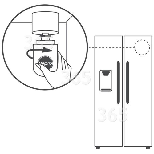 Cartuccia Aqua Pure Del Frigorifero Congelatore Indesit