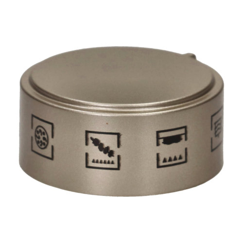 Spares2go – 2 Manopole Di Controllo Per Forno Lamona LAM1160 E LAM1180, Colore Nero/argento