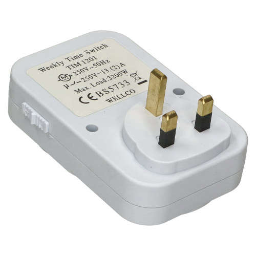 Wellco 7 Tage Ein-Steck Zeitschaltuhr (F&uuml;r GB Stecker)