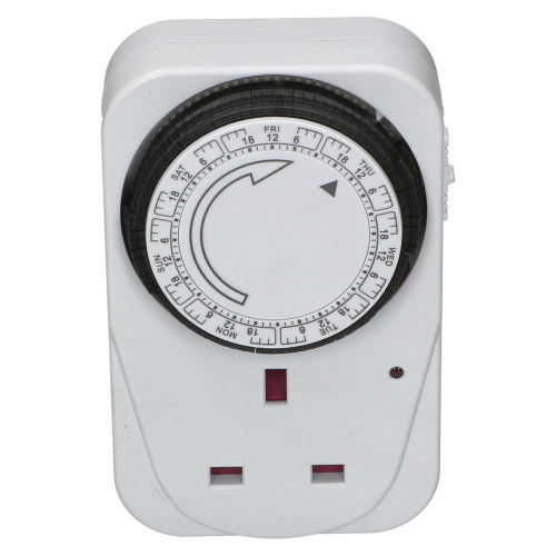 Wellco 7 Tage Ein-Steck Zeitschaltuhr (F&uuml;r GB Stecker)