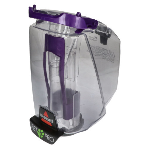R&eacute;servoir D'eau Sale Avec Couvercle Violet De Nettoyeur Tapis Moquettes BISSELL