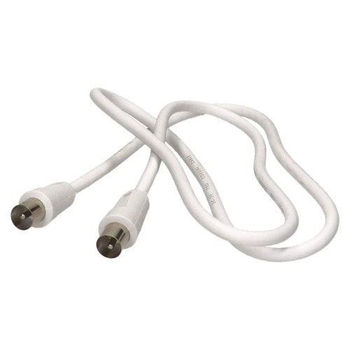 Wellco Koaxial-Stecker An Stecker Kabel - 1m