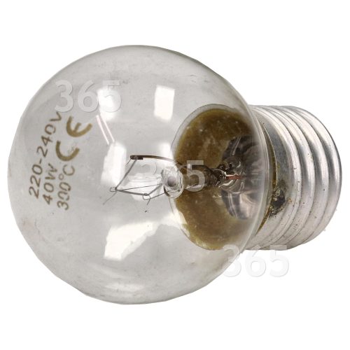 Wellco 40W ES (E27) Round Oven Lamp