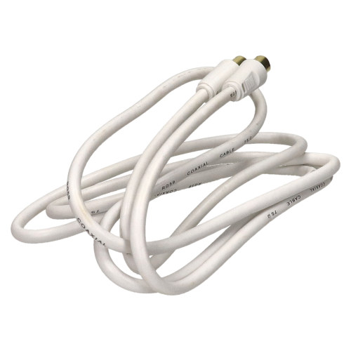 Wellco Koaxial-Goldstecker An Stecker Kabel - 2m