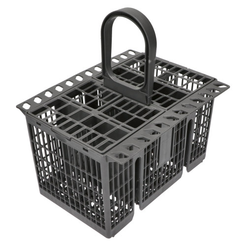 Whirlpool Cutlery Basket With Side Slots, Grey