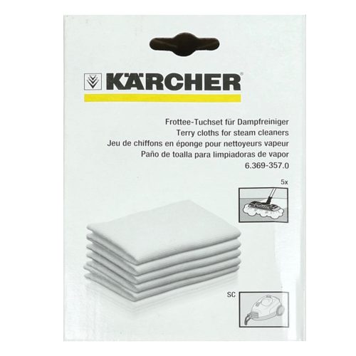 Petits Chiffons En &Eacute;ponge Pour Nettoyeur Vapeur - Lot De 5 - Karcher
