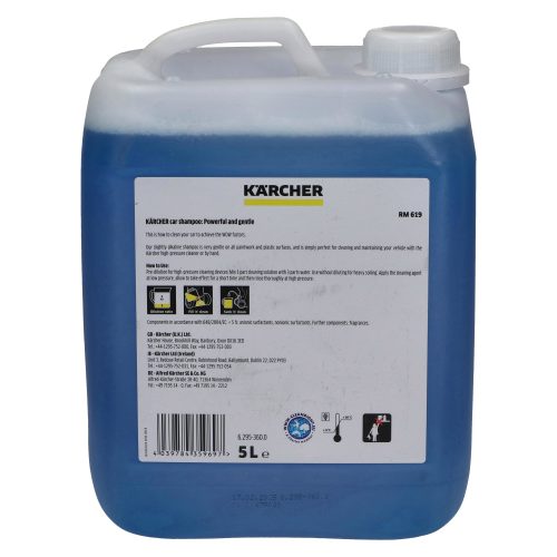 Shampooing V&eacute;hicules 5L Pour Nettoyeur Haute Pression Karcher