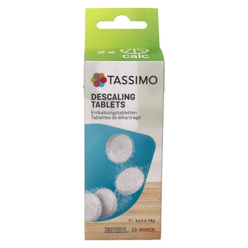 Tablettes De D&eacute;tartrage Pour Machines &Agrave; Caf&eacute; Tassimo ( Pour 2 Traitements ) Bosch