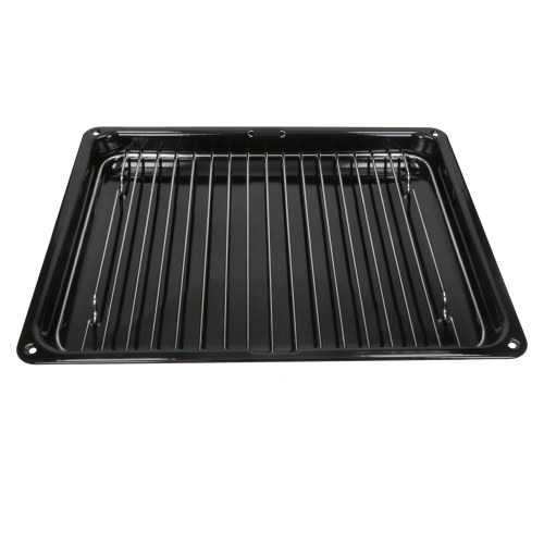 Backofen-Grillpfanne Inkl. Griff & Einsatzrost : 365x290mm