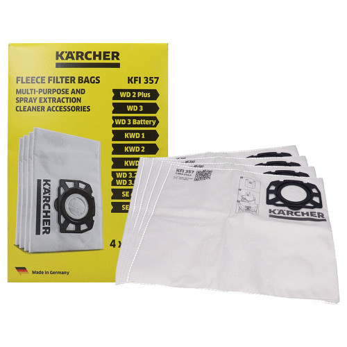 Bolsas Para Aspiradoras (no Tejidas) - Paquete De 4 Karcher