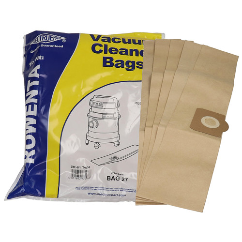 ZR81 Sacs Aspirateur (Lot De 5) BAG27 Amsta
