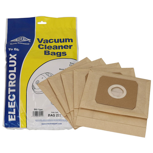 Sacs Aspirateur E62 Et U62 ( Paquet De 5 ) - BAG222 - Aldi