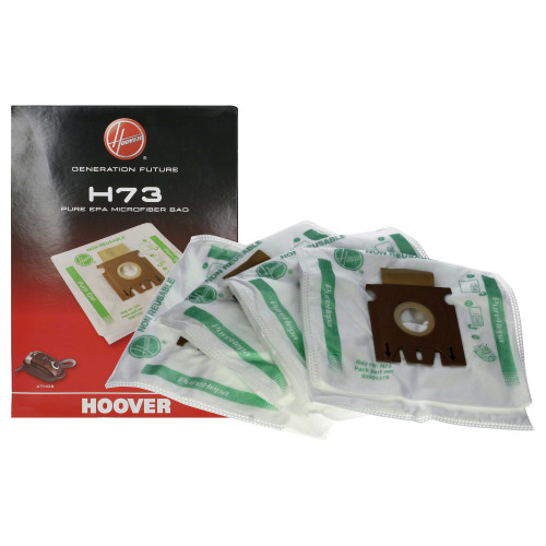 Sacs Aspirateur Microfibres Pure Hepa H73 ( Paquet De 4 ) Hoover