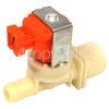 Indesit Cold Water Single Inlet Solenoid Valve : 180deg With Protected Tag Fitting & 14.5 Bore Outlet