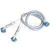 Universal 1.2m Inlet Hose - Single Inlet For Double Valve