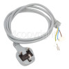 A127QB Power Cord/uk-grey Uk Plug