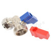 Hose Taps Angled (1 Pair) (for Plumbing In Your Appliances )