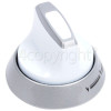 Ariston Hob Burner Control Knob - White