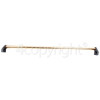 Rangemaster 8486 90 Ceramic Cranberry/Brass Towel Rail
