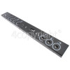 Rangemaster Control Panel Fascia