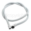 Indesit 2. 14M Drain Hose 19mm End With Right Angle End 30mm, Internal Dia.s'