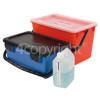 Numatic VCN1404 BK10 - MopMatic Pail Blue With Red Dirty Mop Container.