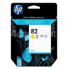 Hewlett Packard Genuine No.82 Yellow Ink Cartridge (C4913A)