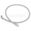 CDW400PA 1.28Mtr. Drain Hose Straight 19mm With Right Angle End 16mm Internal Dia's.