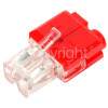 Sony Speaker Connector Plug - Red