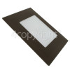 Hotpoint 6596B Oven Door Glass : Main Oven Brown 48148