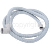 Hotpoint 6832B 2.15Mtr. Drain Hose Straight 18mm With Right Angle End 30mm Internal Dia's.