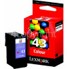 Lexmark Genuine No.43 Tri-Colour Ink Cartridge