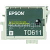 Epson 600 Genuine T0611 Black Ink Cartridge