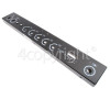 Rangemaster 7998 90 DF NG black/chrome Facia Panel