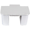Rangemaster 6226 CH90 Electric stainless steel/chrome badge - upto serial number 100000 Chromed Trim End Capping