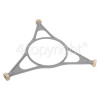 Whirlpool AMW 460/1 IX Turntable Ring Roller