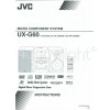 JVC UXG60 Instruction Book UXG60