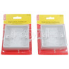 Wellco Single Economy 32mm Pattress Box (Box Of 2)