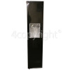 Rangemaster 4458 SXS 663 FRIDGE FREEZER BLACK/CHROME Black Foamed Freezer Door